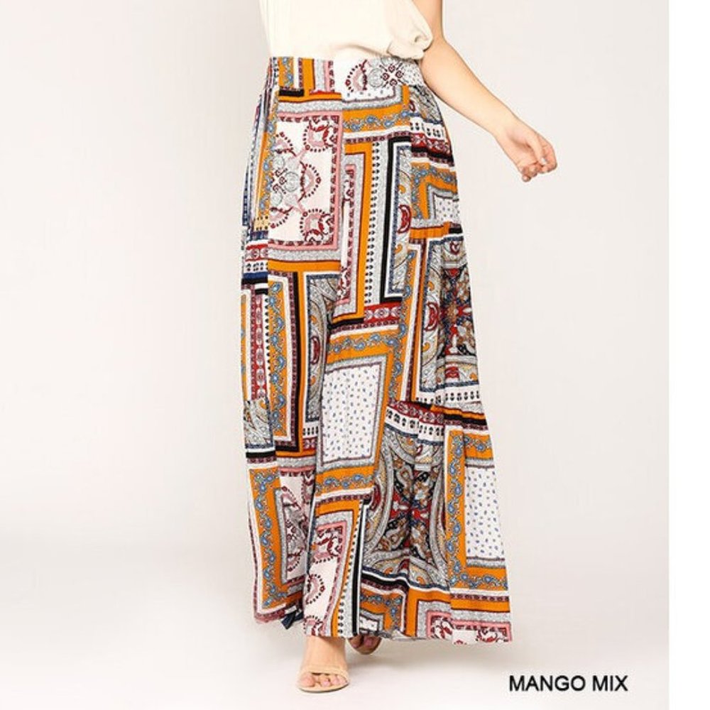 Boho Gypsy Wide Leg Hippie Pants - Picture 3 of 5